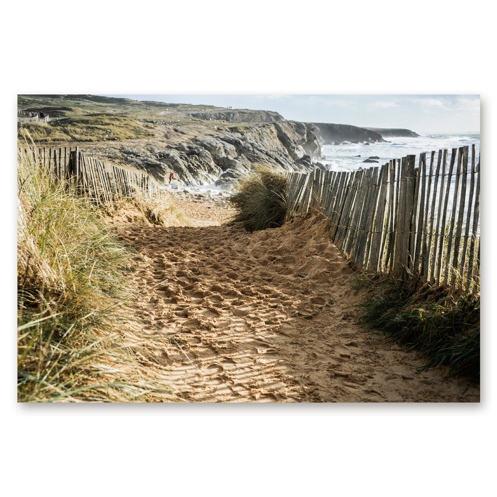 L'entrée de la plage de Port Blanc -8928