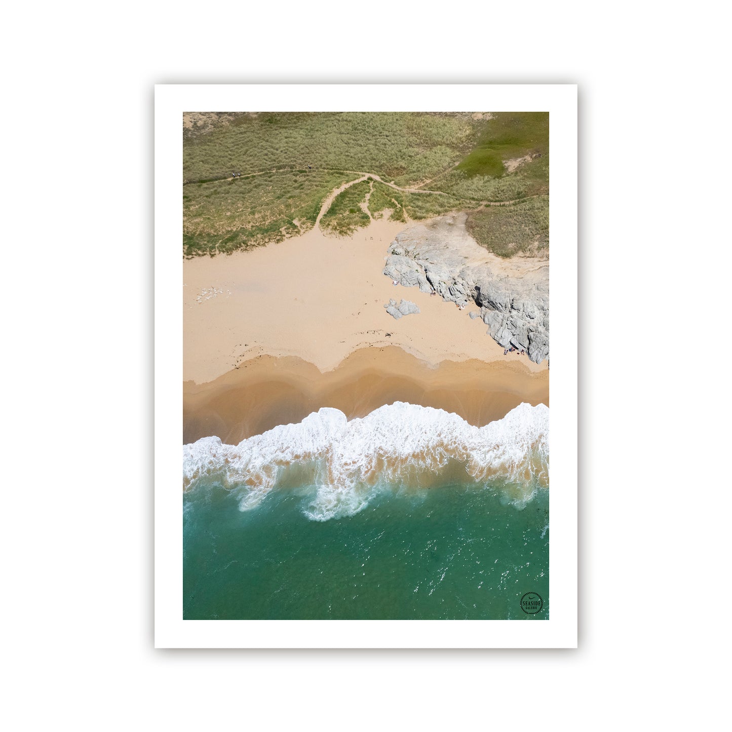 AFFICHE - Plage de Port blanc