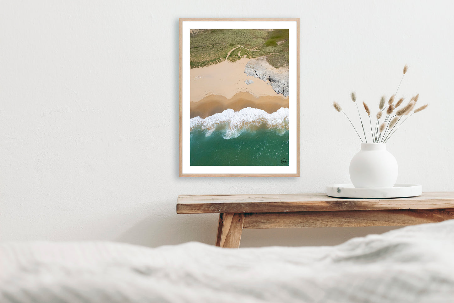 AFFICHE - Plage de Port blanc