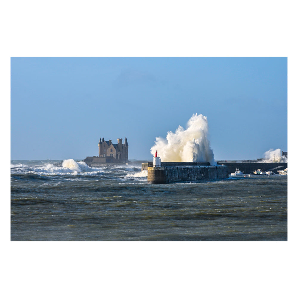 Tempête sur Port Maria - Fine ART