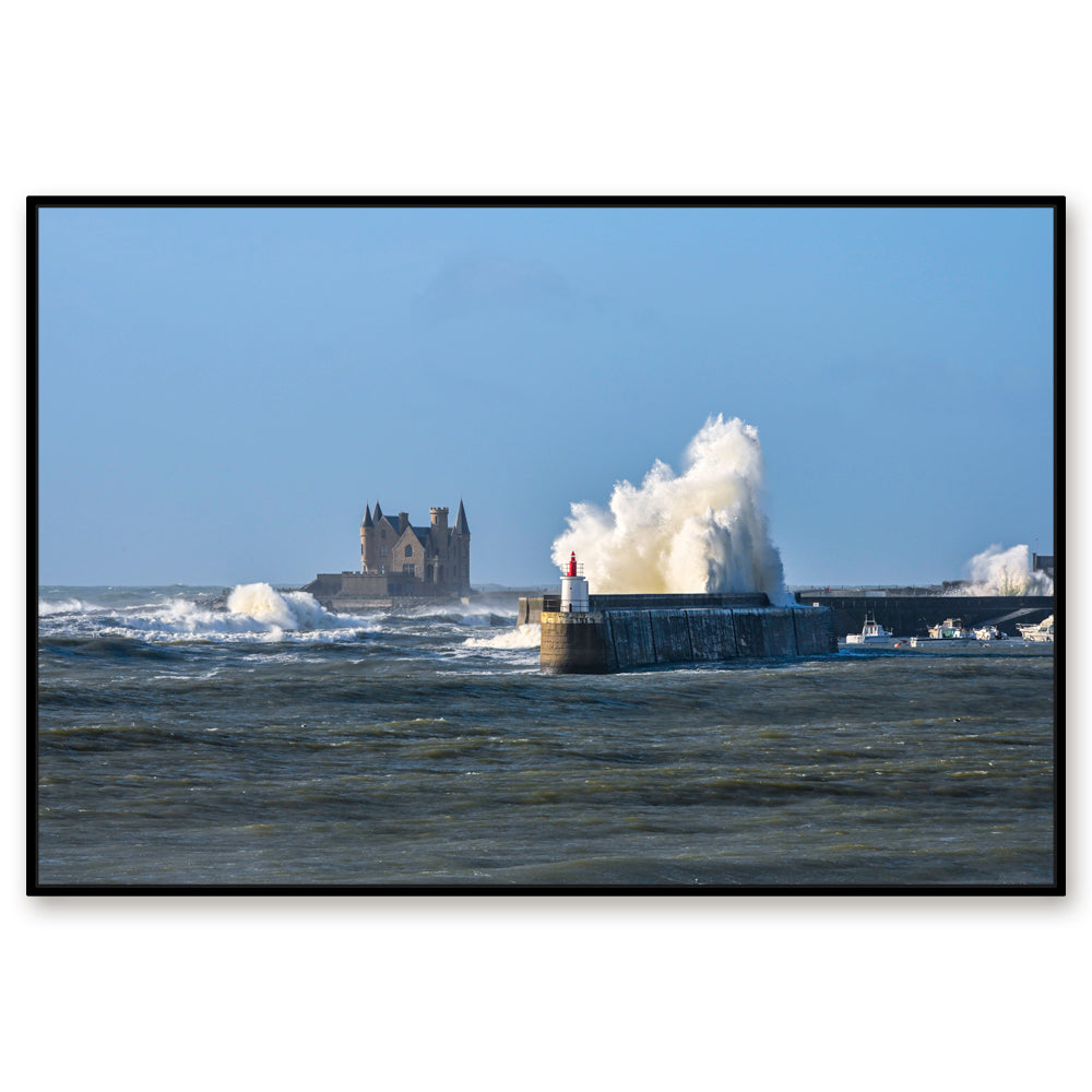 Tempête sur Port Maria - Fine ART