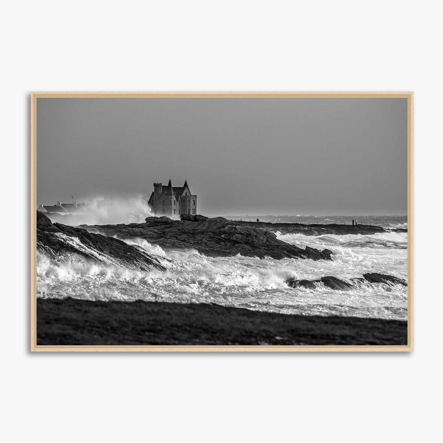 Chateau Turpault dans la tempête - Quiberon