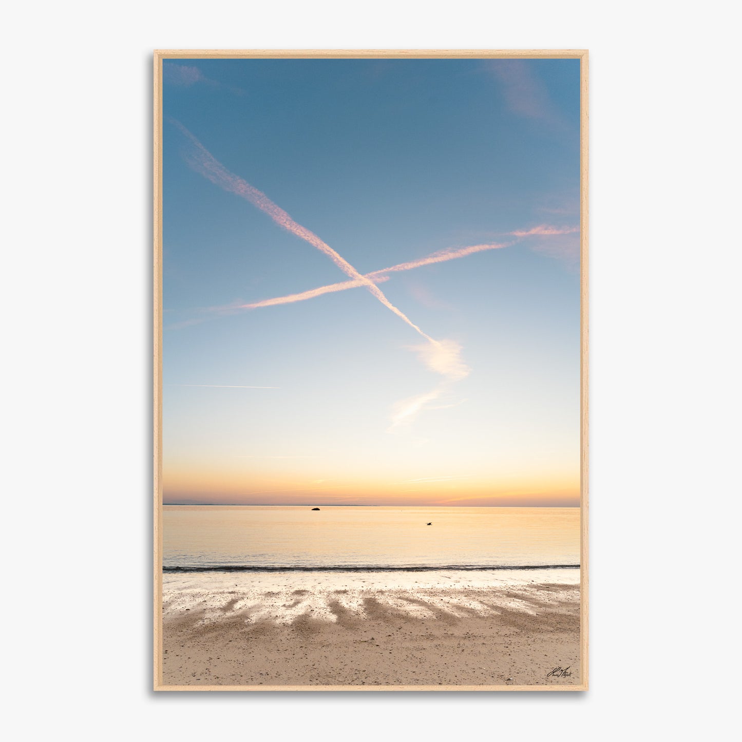 Coucher de soleil plage - Fine ART - 8813
