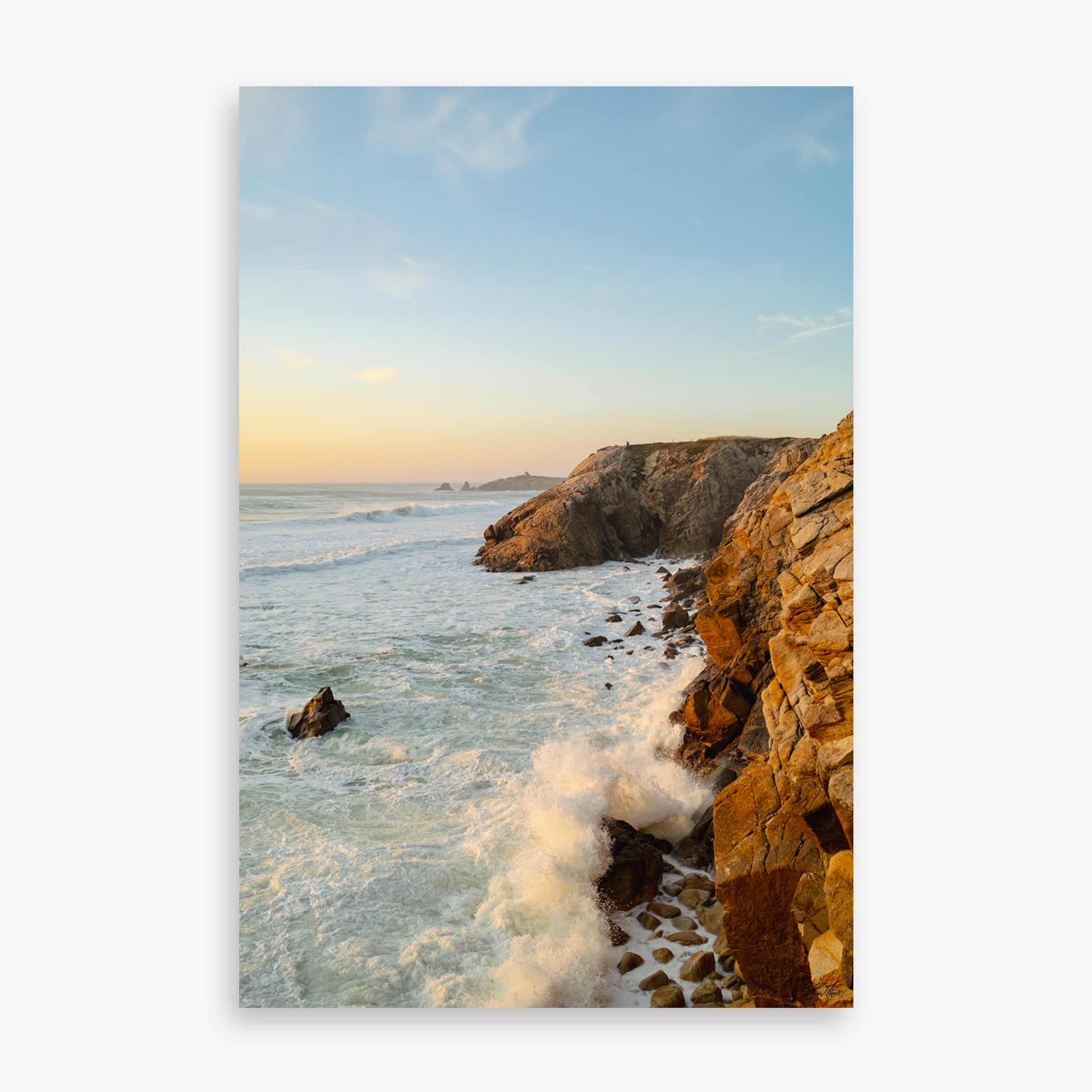 port rhu - quiberon côte sauvage - tirage photo - louis métivet