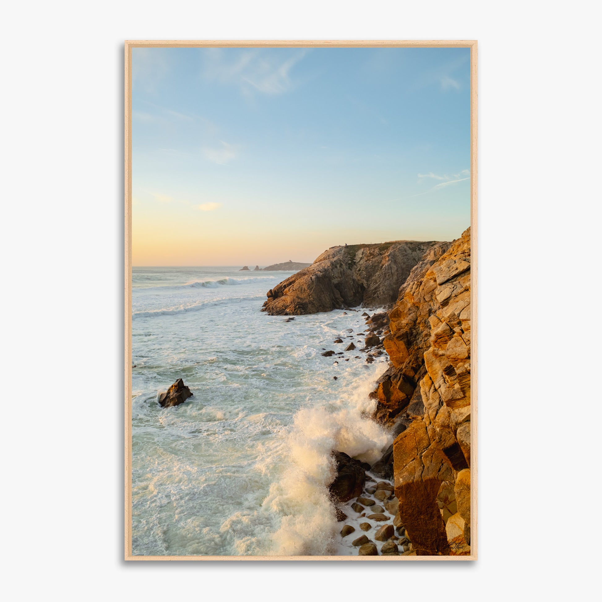 port rhu - quiberon côte sauvage - tirage photo - louis métivet
