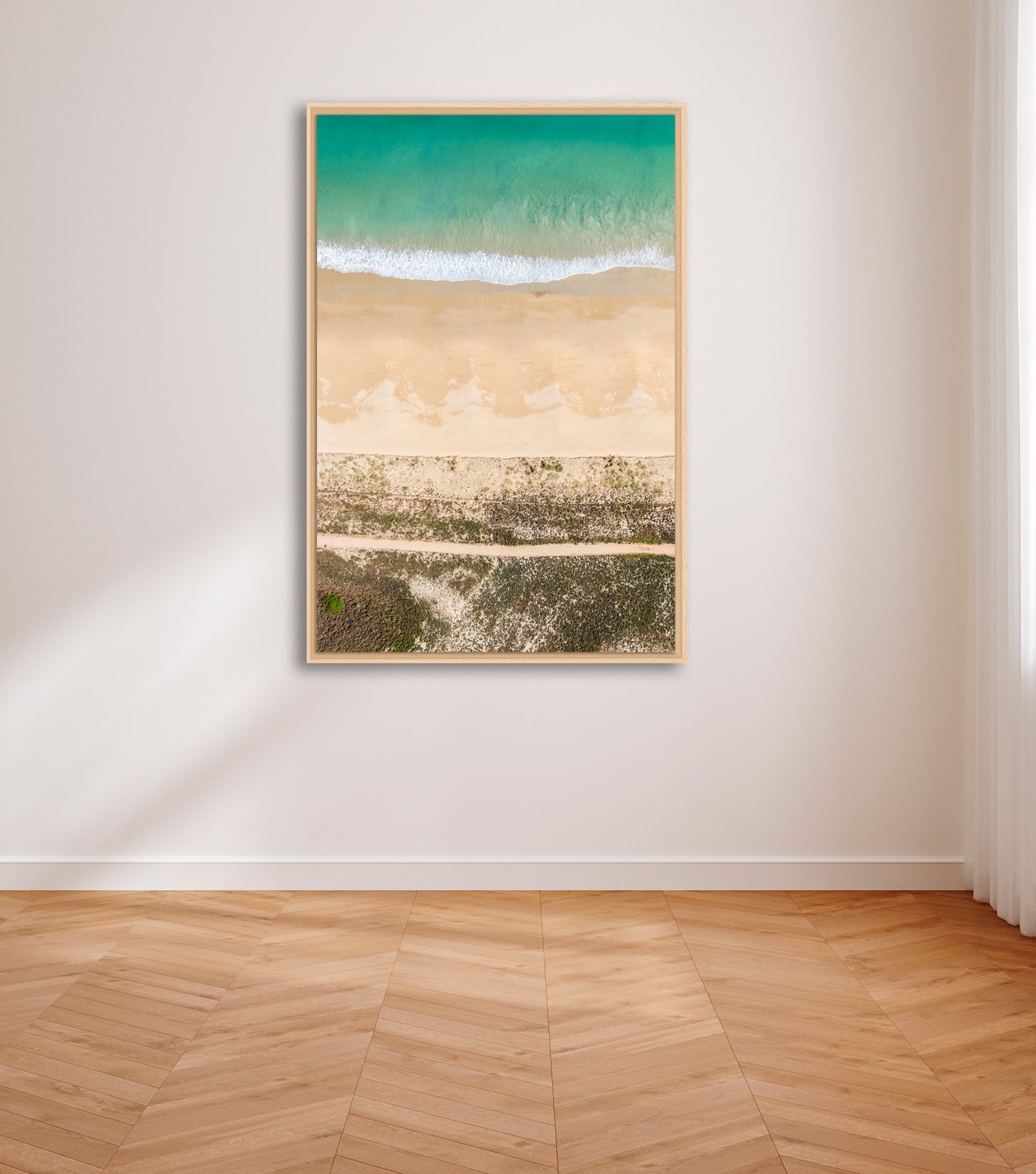 OEUVRE 0531- Sentier, plage & mer