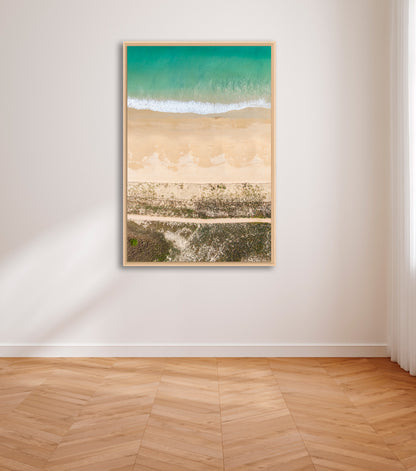 OEUVRE 0531- Sentier, plage & mer