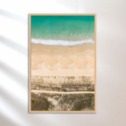 OEUVRE 0531- Sentier, plage & mer