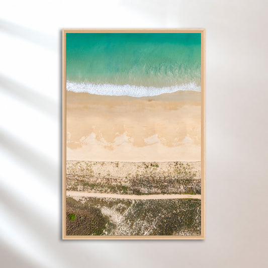 OEUVRE 0531- Sentier, plage & mer