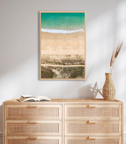 OEUVRE 0531- Sentier, plage & mer
