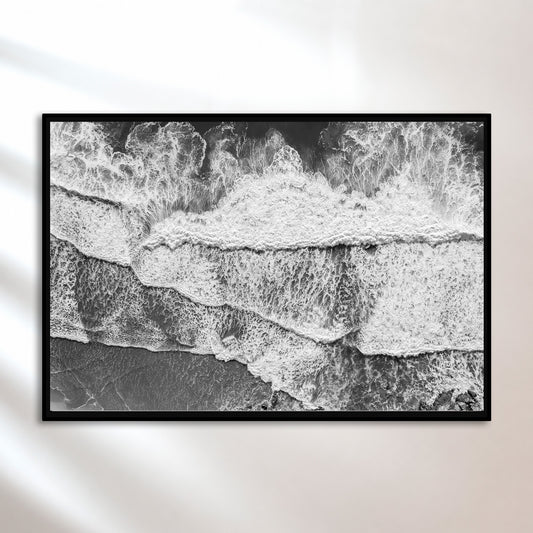 OEUVRE 0539- Vagues n&b