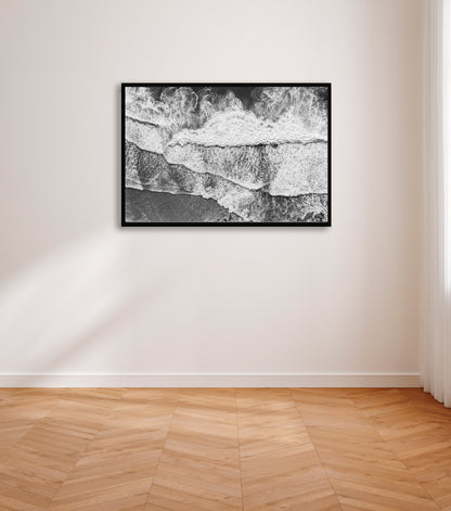 OEUVRE 0539- Vagues n&b