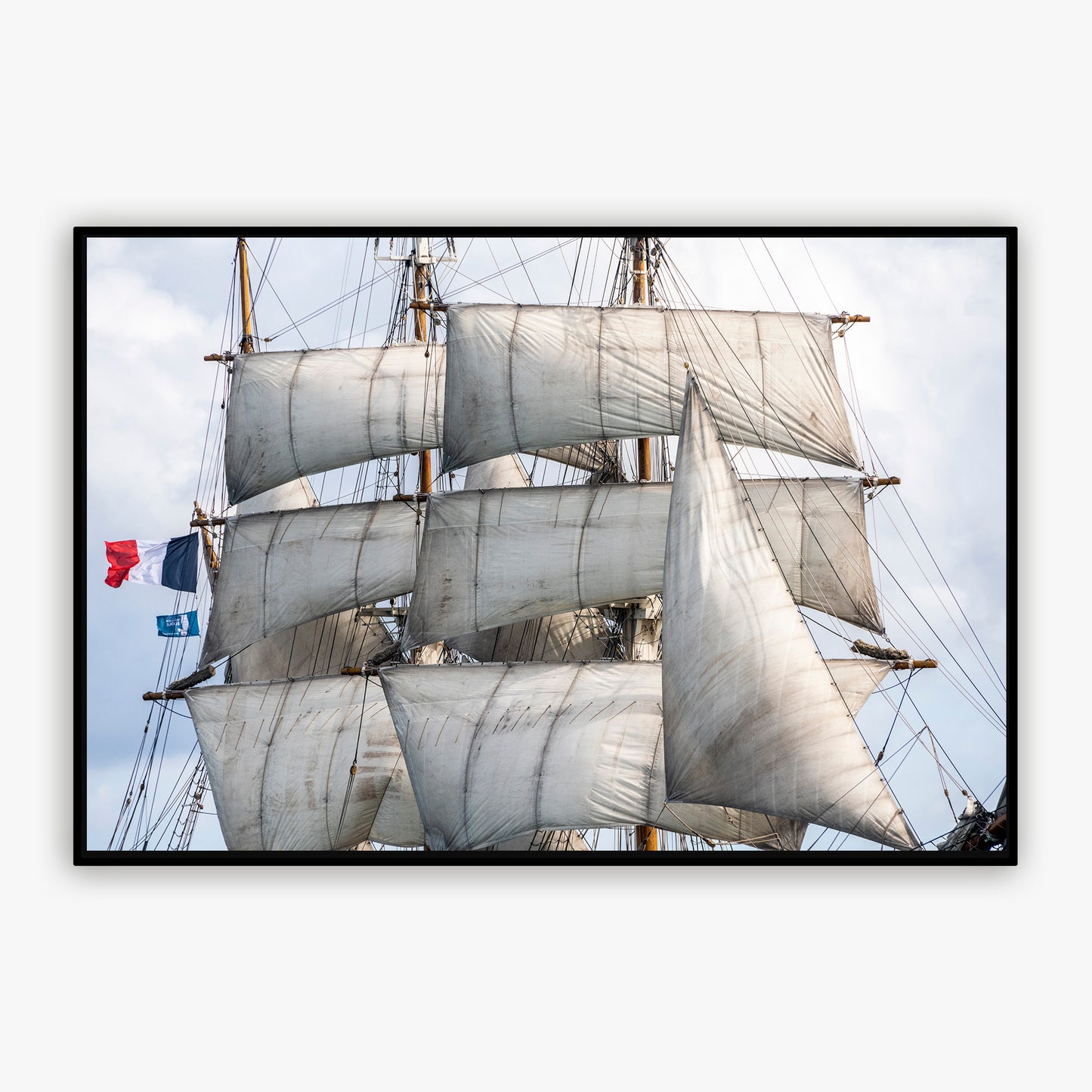 Les voiles du navire "Le Français"