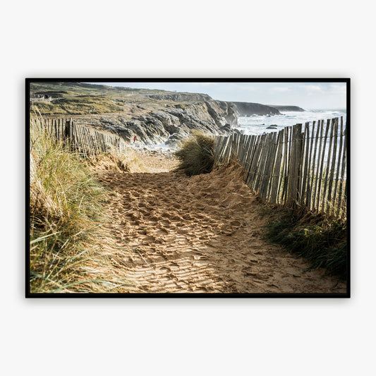 L'entrée de la plage de Port Blanc -8928