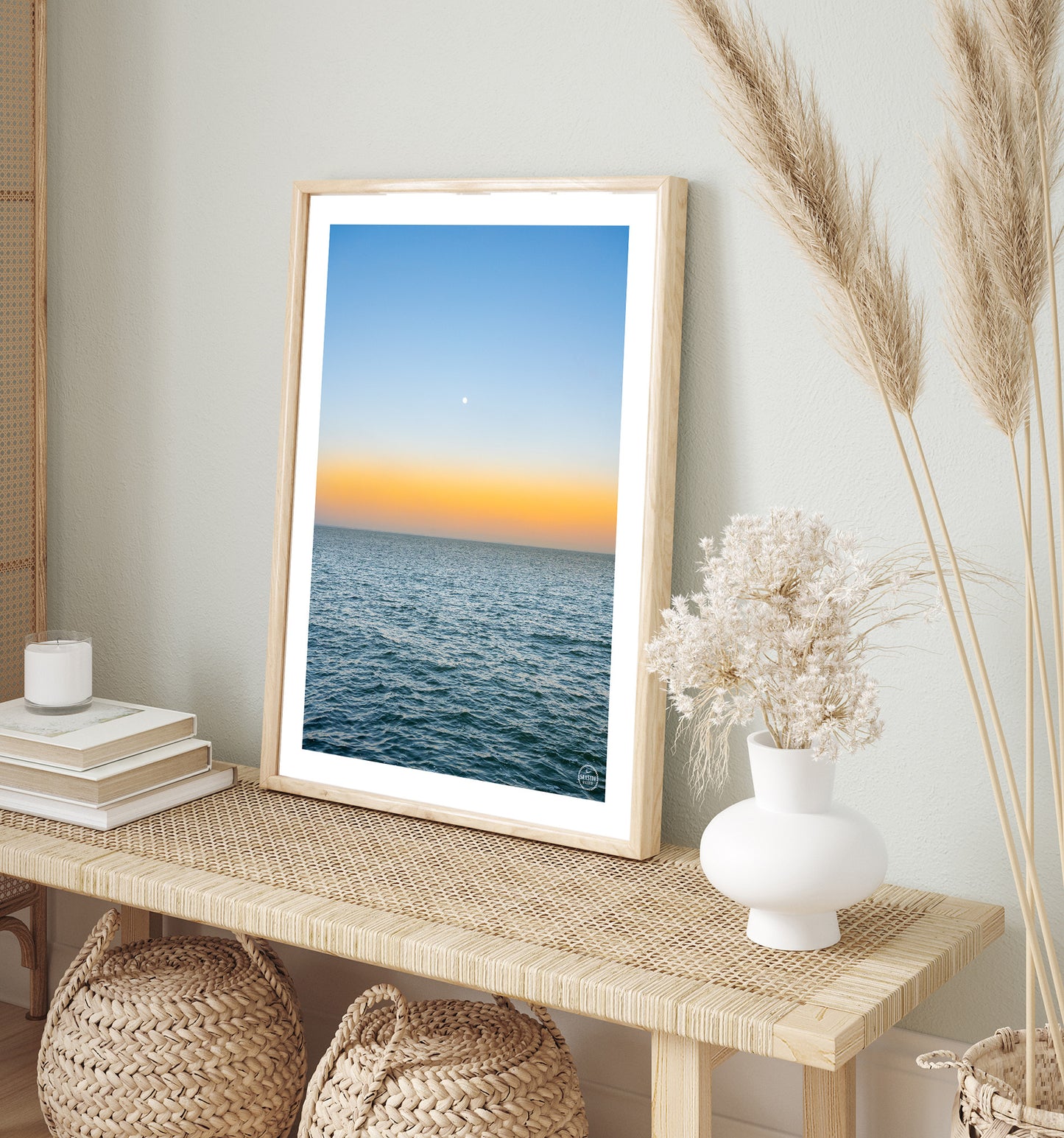 AFFICHE - Coucher de soleil baie de Quiberon