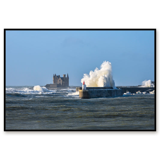 Tempête sur Port Maria - Fine ART