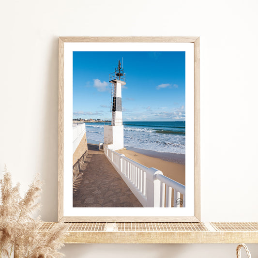 AFFICHE - Phare Grande Plage Quiberon