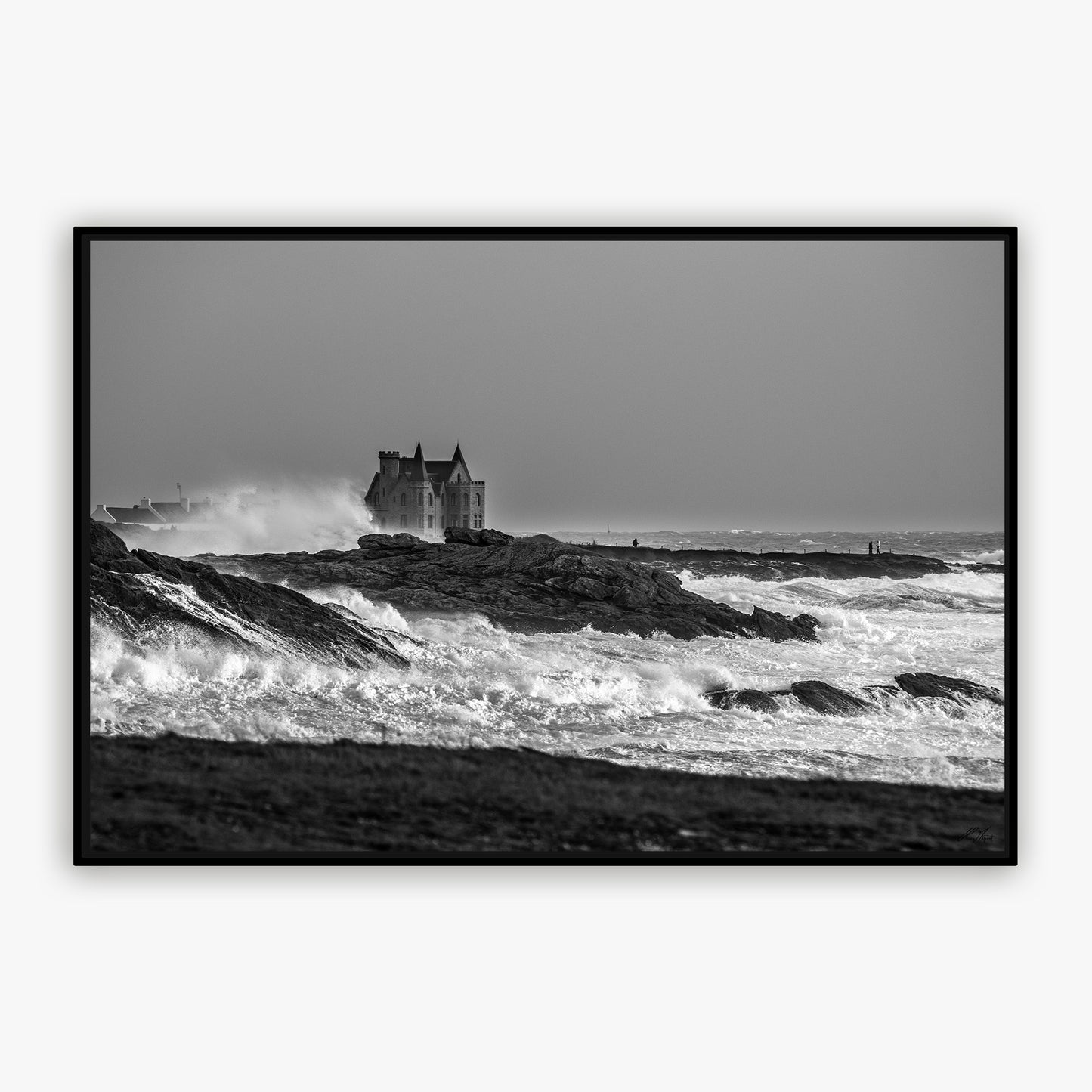 Chateau Turpault dans la tempête - Quiberon