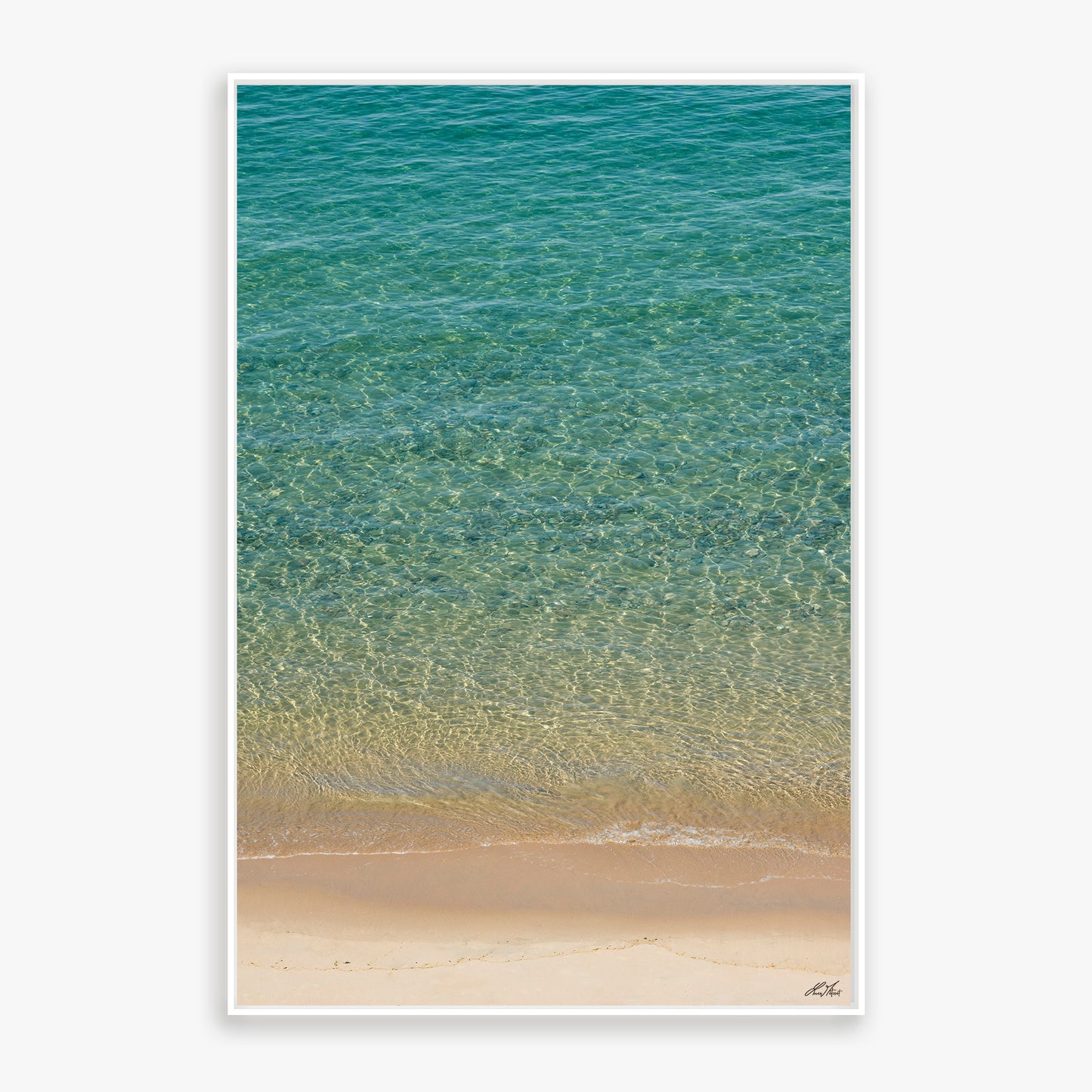 Eau Turquoise Houat - Fine ART