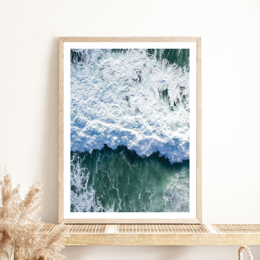 AFFICHE - Vague mousse