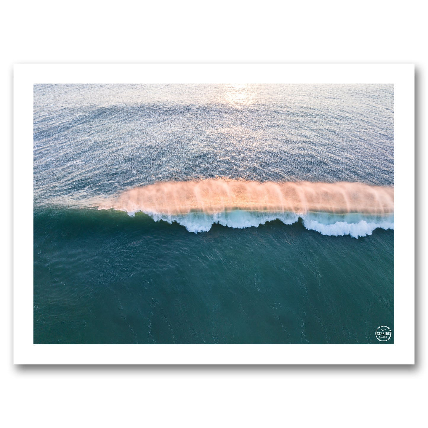 AFFICHE - Wave sunset